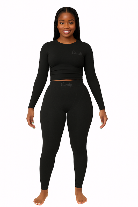 THE CANDY SET | RIBBED ATHLEISURE 2-PIECE SET