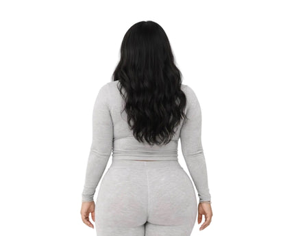 CANDY TOP | PLUS SIZE LONG SLEEVE COTTON