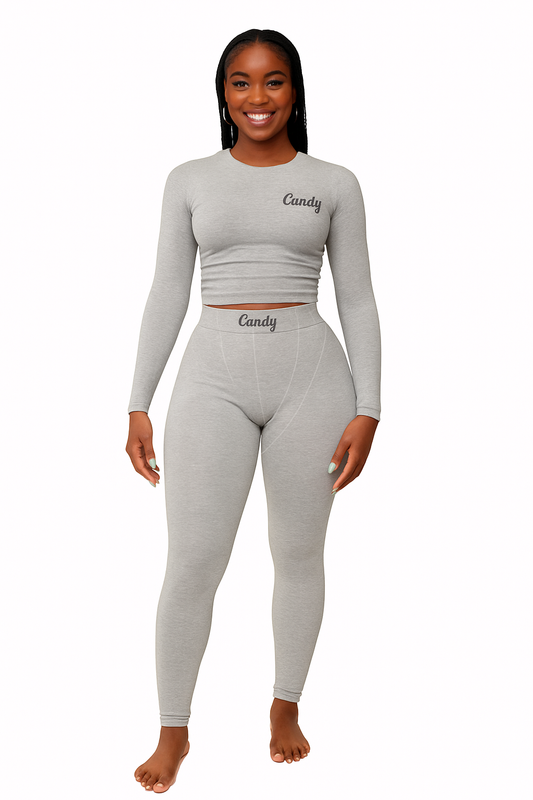 THE CANDY SET | RIBBED ATHLEISURE 2-PIECE SET