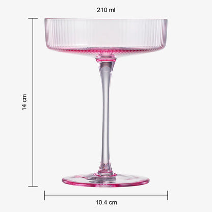 ROSE GLASSWARE 8 oz | Set of 4