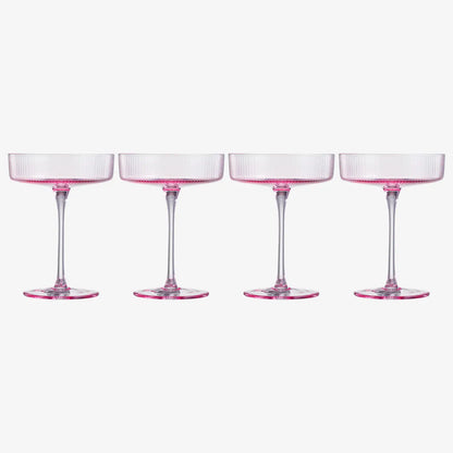 ROSE GLASSWARE 8 oz | Set of 4